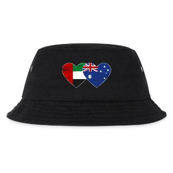 United Arab Emirates Australia Flag - Kids’ Bucket Hat - black - Front
