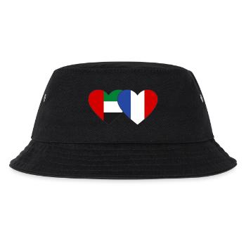 United Arab Emirates France Flag - Kids’ Bucket Hat - black - Front