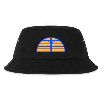 Jesus Christus Gott Glaube Kreuz Beten Christen - Kinder Bucket Hat - Schwarz - Vorne