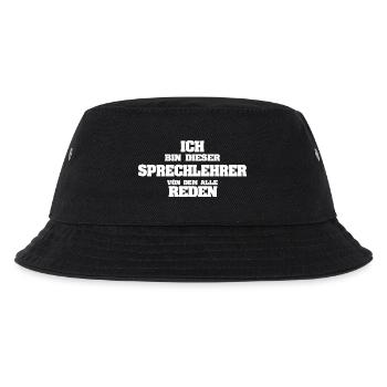 Gift for Speech Teacher - Kids’ Bucket Hat - black - Front