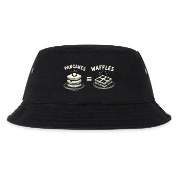 Pfannkuchen und Waffeln - Kinder Bucket Hat - Schwarz - Vorne