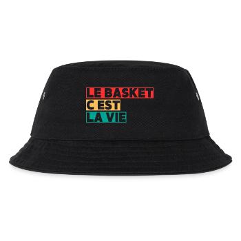 basketball is life,Basketball,Basketball,Sport - Kids’ Bucket Hat - black - Front