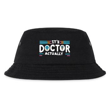It's Doctor Actually 12 - Kinder Bucket Hat - Schwarz - Vorne