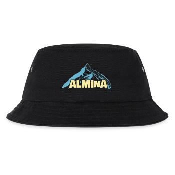Almina als Frauenname - Kinder Bucket Hat - Schwarz - Vorne