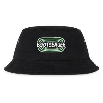 Arbeit Bootsbauer - Kinder Bucket Hat - Schwarz - Vorne