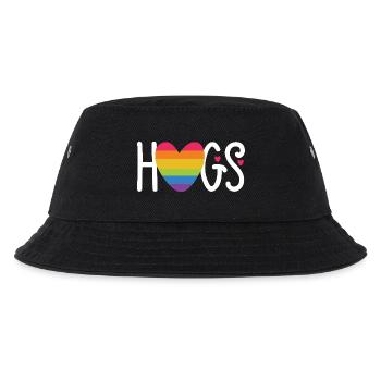 LGBT Pride Monat - Umarmungen - Kinder Bucket Hat - Schwarz - Vorne