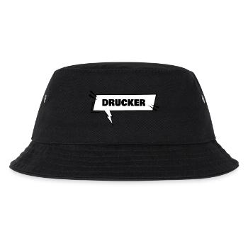 Printers as education - Kids’ Bucket Hat - black - Front
