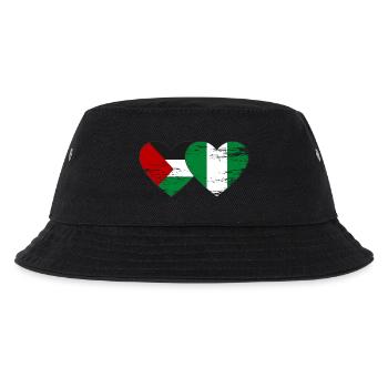 Drapeau de la Palestine et du Nigeria utilisé - Bob Enfant - noir - Devant