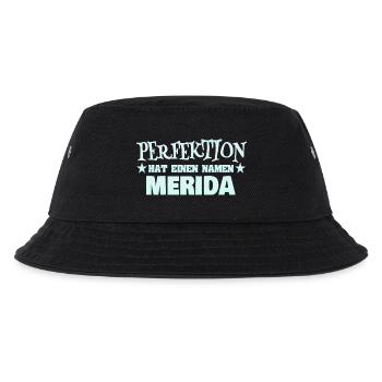 Me als Frauenname - Kinder Bucket Hat - Schwarz - Vorne