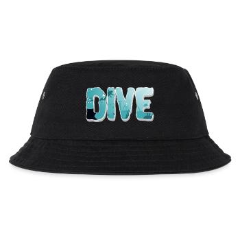 Tauchen Taucher - Kinder Bucket Hat - Schwarz - Vorne
