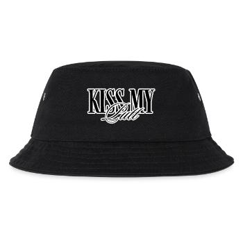 Küss meinen Putt - Kinder Bucket Hat - Schwarz - Vorne