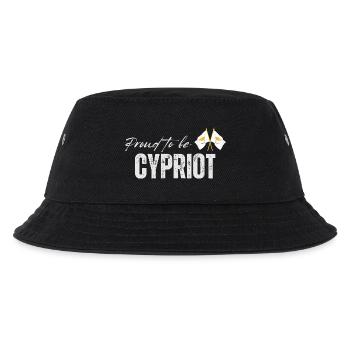 Zypern Flagge, Zypriotischer Stolz - Kinder Bucket Hat - Schwarz - Vorne