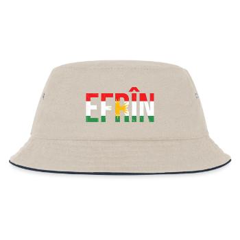 Symbole de paix des Kurdes du Kurdistan avec drapeau national - Bob Enfant - blanc cassé/bleu marine - Devant