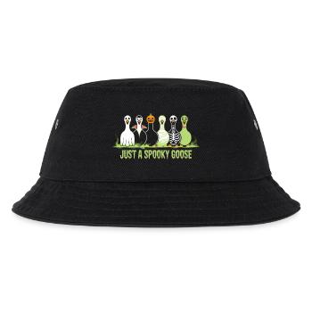 Nur eine gruselige Gans Halloween-Stimmung - Kinder Bucket Hat - Schwarz - Vorne