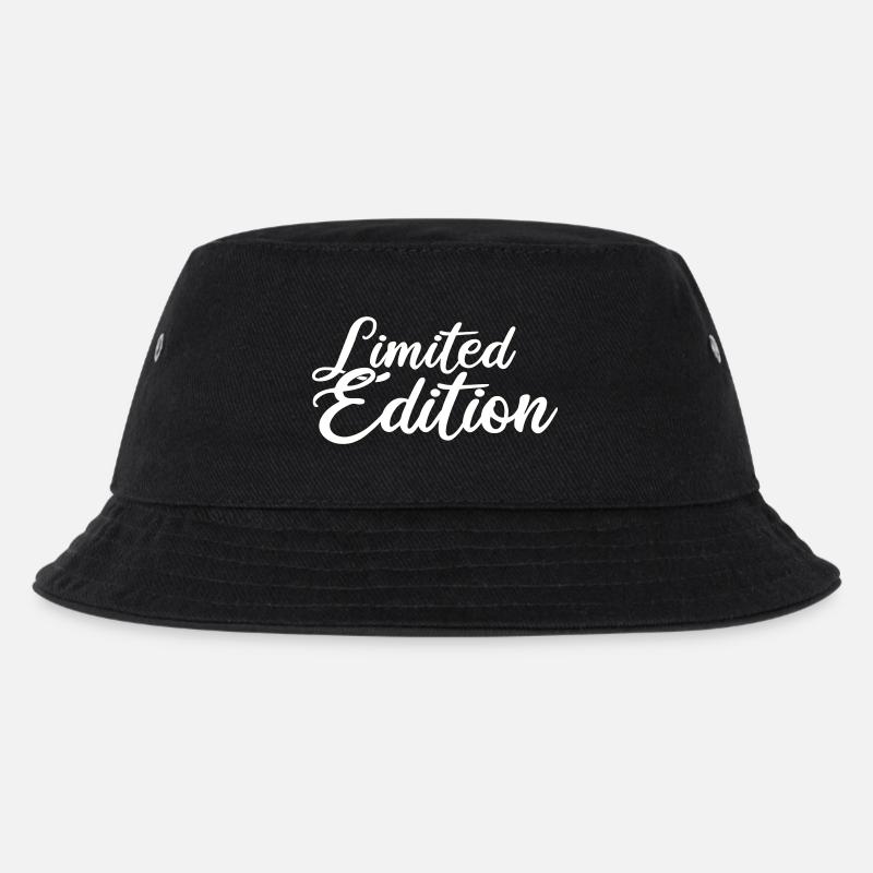 Limited Edition - Kinder Bucket Hat - Schwarz
