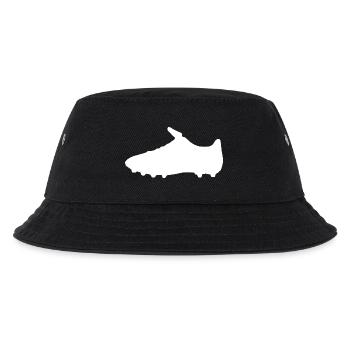 Fussballschuh: Champion, Tor & Heimspiel - Kinder Bucket Hat - Schwarz - Vorne