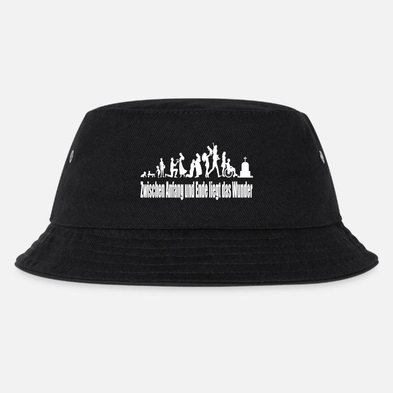 Vielfalt der Gemeinschaft Lebenswege - Kinder Bucket Hat - Schwarz