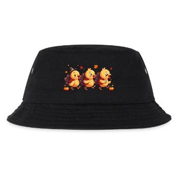Thanksgiving Truthahn Baby - Kinder Bucket Hat - Schwarz - Vorne