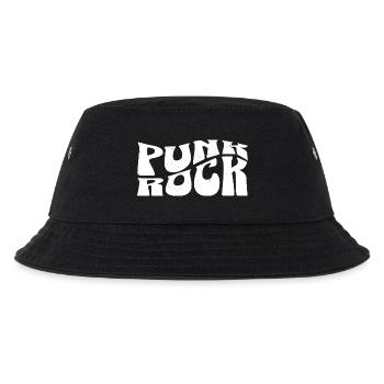 Punkrock Mutige Typografie - Kinder Bucket Hat - Schwarz - Vorne