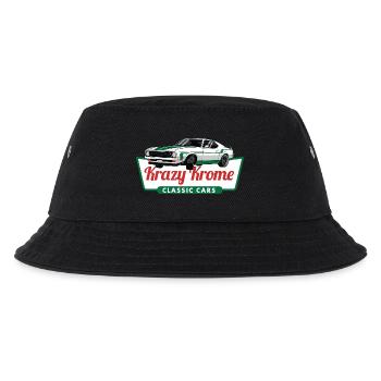 Krazy Krome Classic Car Drift Culture Muskelkraft - Kinder Bucket Hat - Schwarz - Vorne