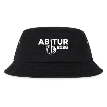 ABI 2026 Middle Finger Abitur - Gift - Kids’ Bucket Hat - black - Front