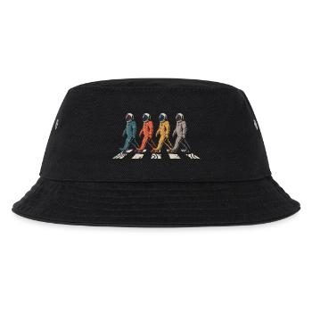 Astronaut Crossing T-Shirt – Space Walk  - Kinder Bucket Hat - Schwarz - Vorne