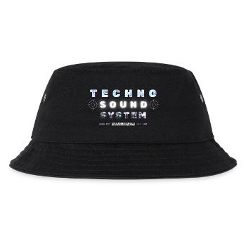 Techno Underground Club Logo - Kinder Bucket Hat - Schwarz - Vorne