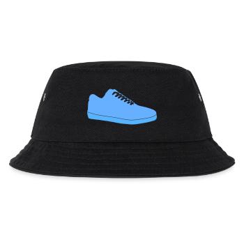 Blue Sneaker Silhouette - Kids’ Bucket Hat - black - Front