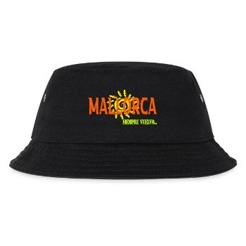 Mallorca - Kinder Bucket Hat - Schwarz - Vorne