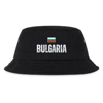 Bulgarische Flagge, bulgarischer Patriot - Kinder Bucket Hat - Schwarz - Vorne