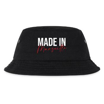 Hergestellt in Marseille - Kinder Bucket Hat - Schwarz - Vorne