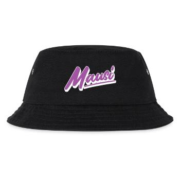 Mausi - Kinder Bucket Hat - Schwarz - Vorne