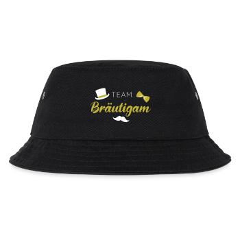 Team Bräutigam - Kinder Bucket Hat - Schwarz - Vorne