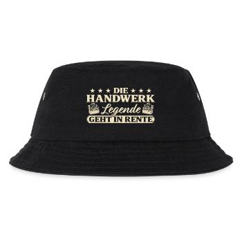 Handwerk Abschied Handwerker in Rente - Kinder Bucket Hat - Schwarz - Vorne