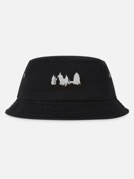 Leipzig Skyline - Kids’ Bucket Hat - black