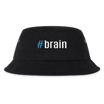 Brain - Kinder Bucket Hat - Schwarz - Vorne