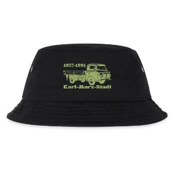 Barkas Pritsche - Kinder Bucket Hat - Schwarz - Vorne