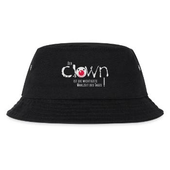 Clown gefrühstückt - Kinder Bucket Hat - Schwarz - Vorne