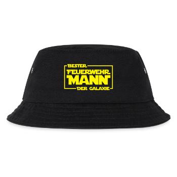 Bester Feuerwehrmann der Galaxie - Kinder Bucket Hat - Schwarz - Vorne