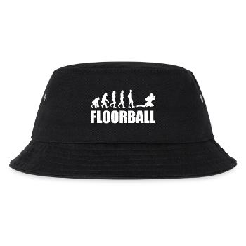 Floorball Goalkeeper Evolution - Kinder Bucket Hat - Schwarz - Vorne