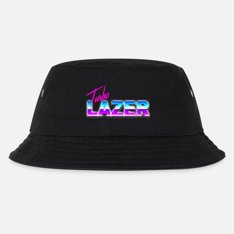 Turbo Lazer - Kinder Bucket Hat - Schwarz