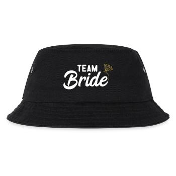 Team Bride Braut I JGA Junggesellinnenabschied - Kinder Bucket Hat - Schwarz - Vorne