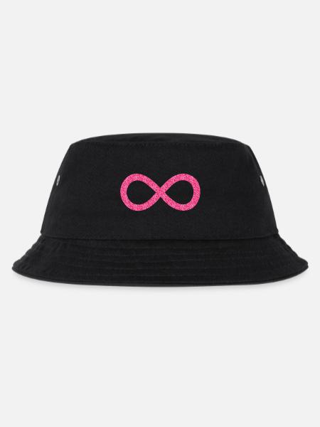 infinity glitter - Kids’ Bucket Hat - black