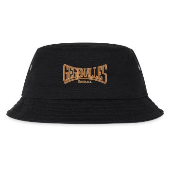 Gegen Alles Überall - Kinder Bucket Hat - Schwarz - Vorne