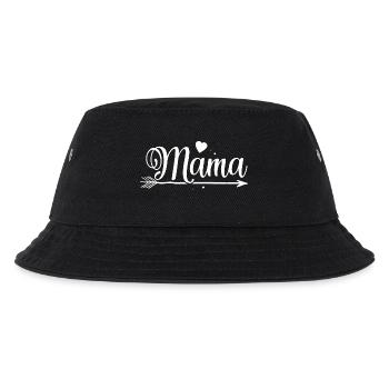 Mama - Kinder Bucket Hat - Schwarz - Vorne