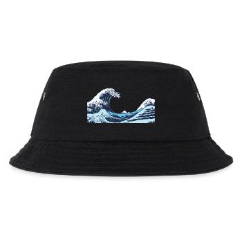 Kanagawa Waves Esthétique Art japonais Grande Vague - Bob Enfant - noir - Devant