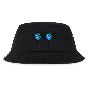 2 tanzende Monster - Kinder Bucket Hat - Schwarz - Vorne