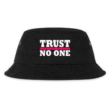 Trust no one - Kids’ Bucket Hat - black - Front