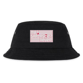 me sarcastic never quote - Kids’ Bucket Hat - black - Front