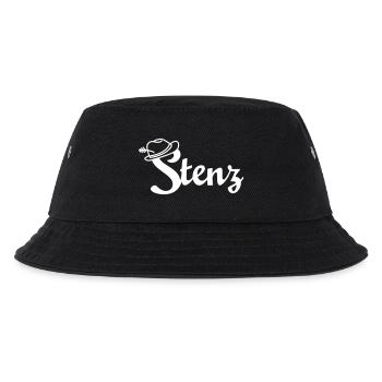 stenz weiss - Kinder Bucket Hat - Schwarz - Vorne